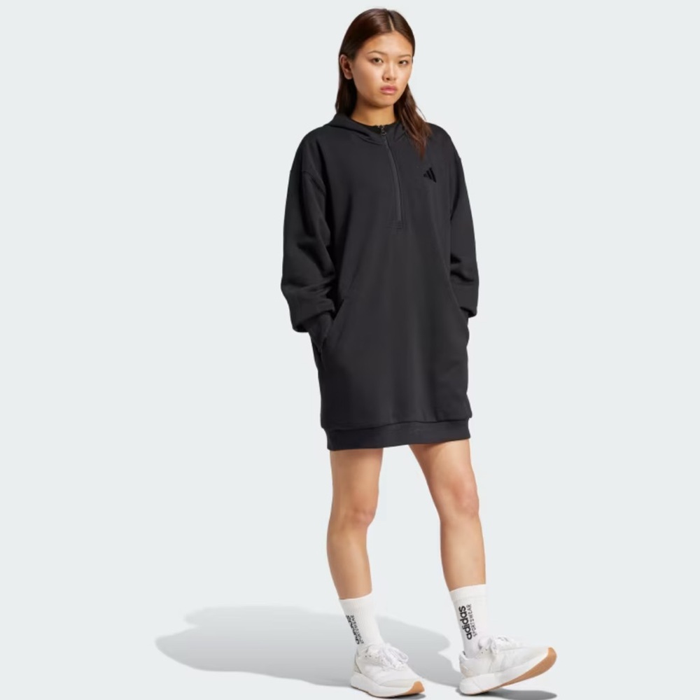 Worn once adidas All SZN Fleece Loose Dress